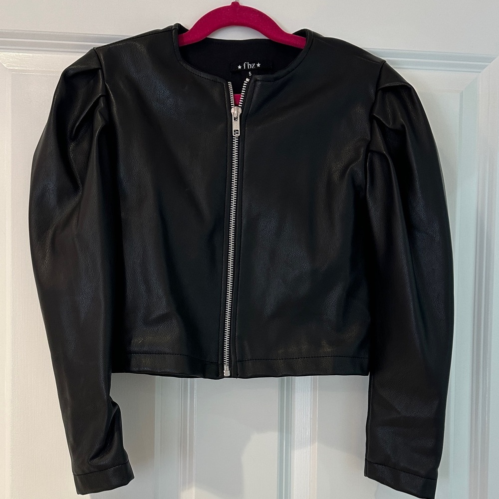 Flowers by Zoe Black Kids Jacket